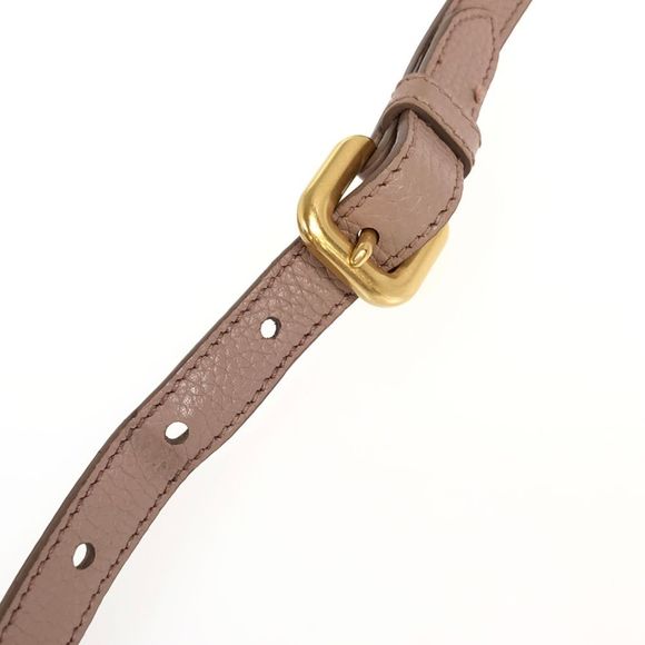 Prada Vitello Phenix Crossbody Graige Cipria Leather Shoulder Bag - Picture 12 of 16